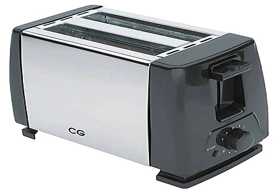 2 Slice Stainless Steel Toaster