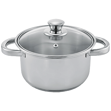 Belly Casserole with Glass lid 16 CM