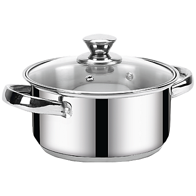 Casserole Pan with Glass Lid 16 CM
