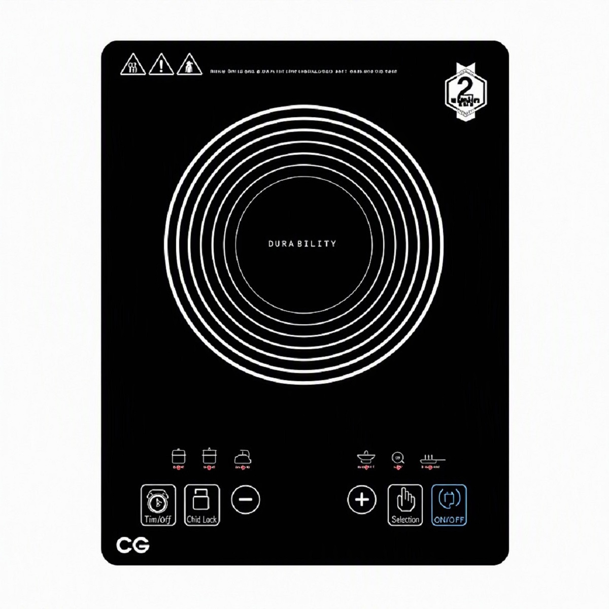 Infrared Cooktop 2000 W