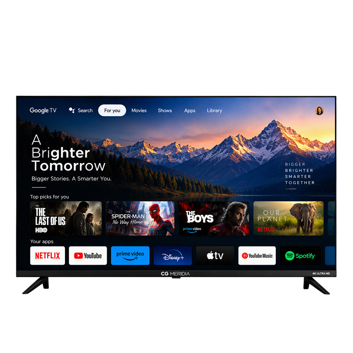 55" 4K Google TV